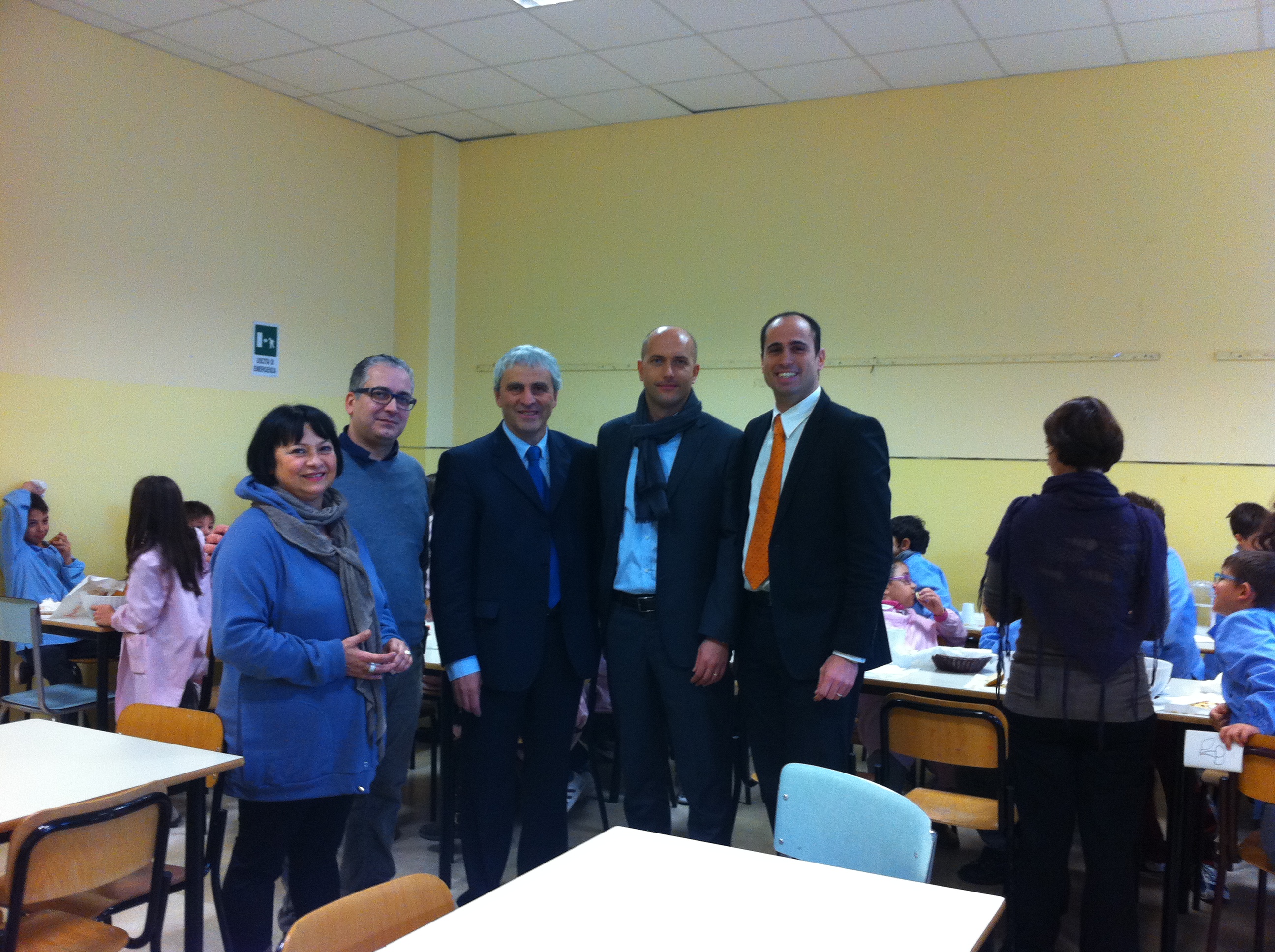 A Bellaria il sindaco pranza insieme ai bambini della primaria
