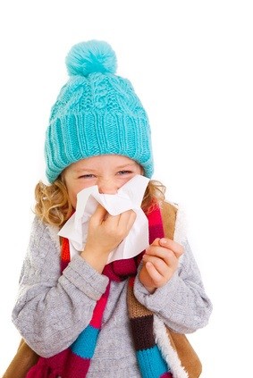 allergie, influenza, bambini malati