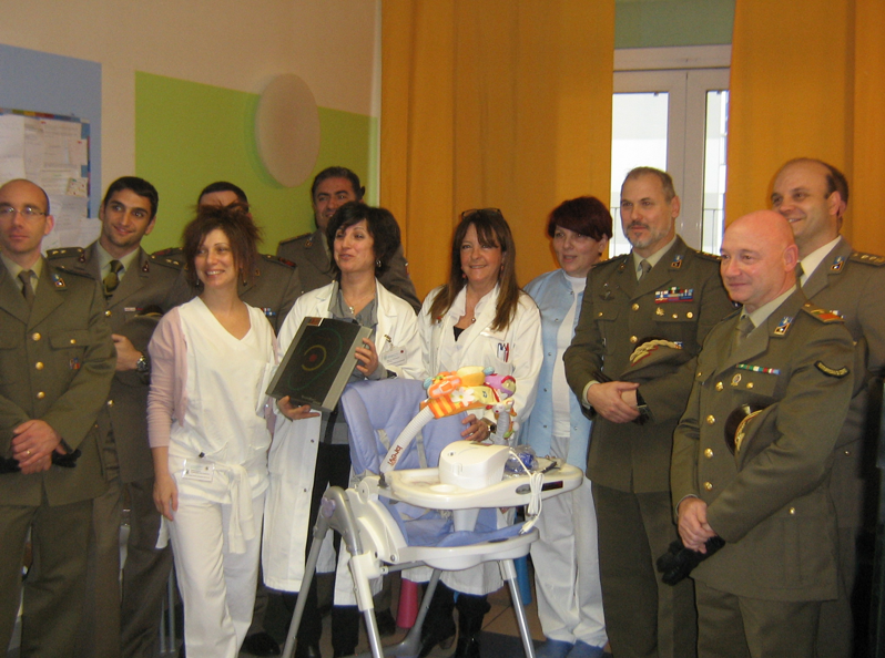 Rimini: la caserma Giulio Cesare dona apparecchiature alla Chirurgia pediatrica e alla Tin