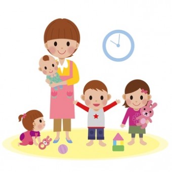 famiglia, dada, mamma bambini