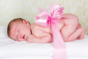 neonato fiocco rosa