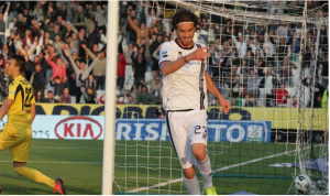 L'esultanza di Andrea Tabanelli