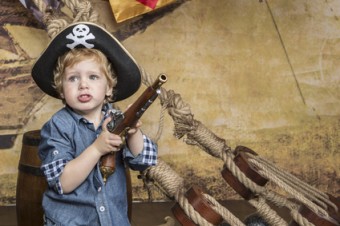 bambino, pirata, Carnevale