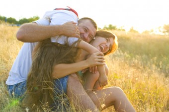 famiglia, mamma, papà figli