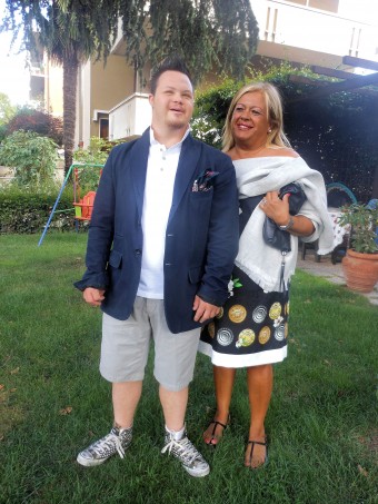 Giuseppina insieme al figlio Francesco - Associazione ragazzi Down