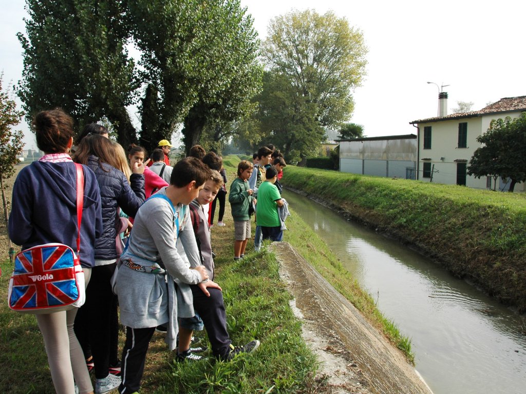 I ragazzi della IIC di Fusignano alla scoperta del Canale dei mulini