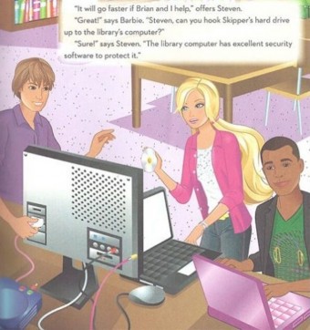 Barbie risolve il problema solo grazie all'aiuto di due ragazzi