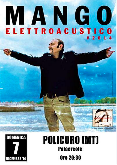 Stroncato da un malore durante il concerto: Mango vogliamo ricordarlo così 