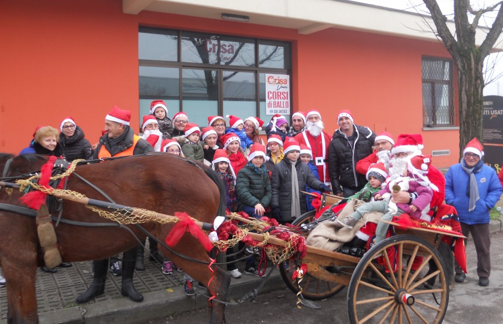 l'arrivo al bar Ronta, prima della merenda