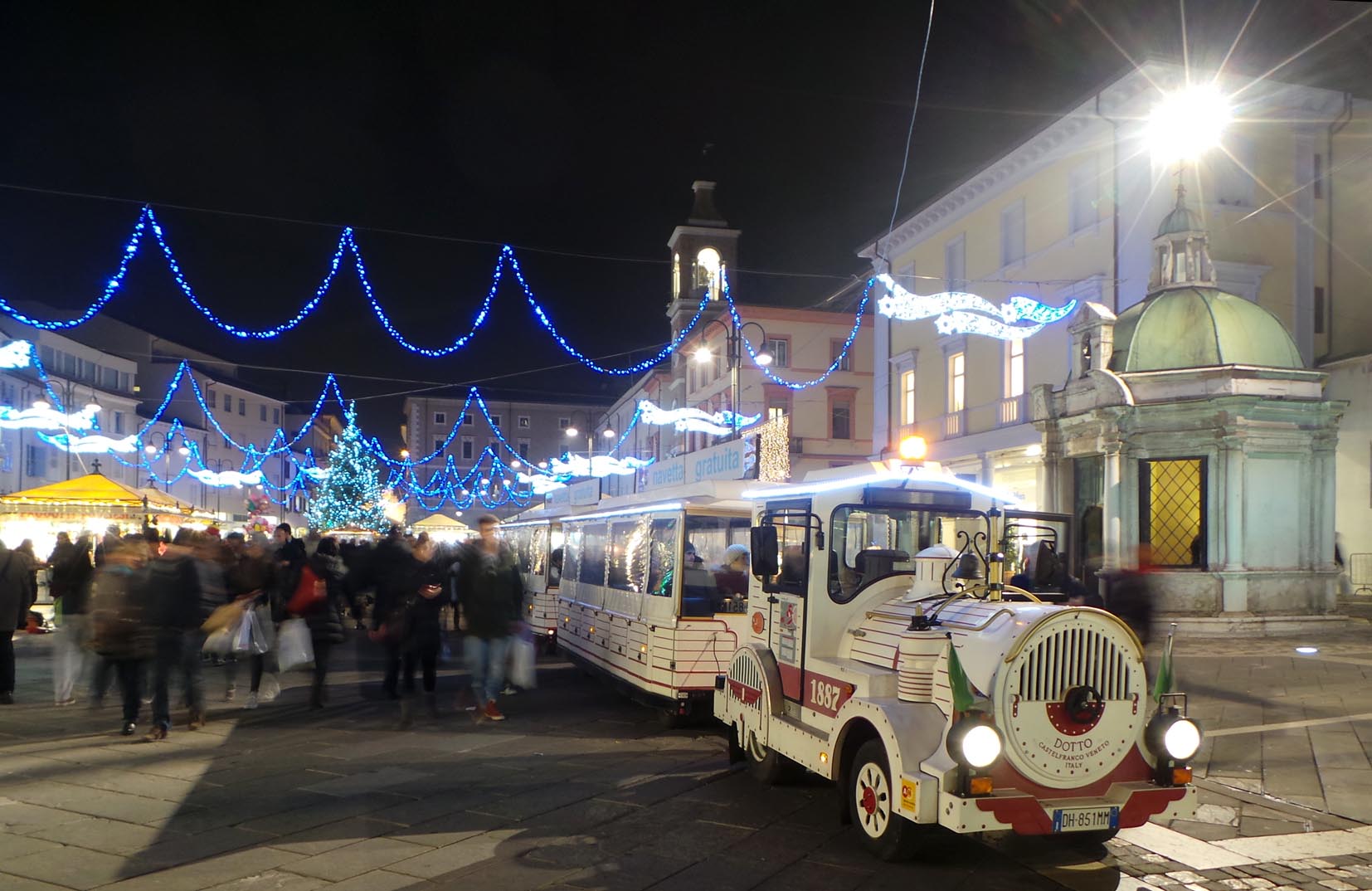 A Rimini sono tornati i trenini delle feste