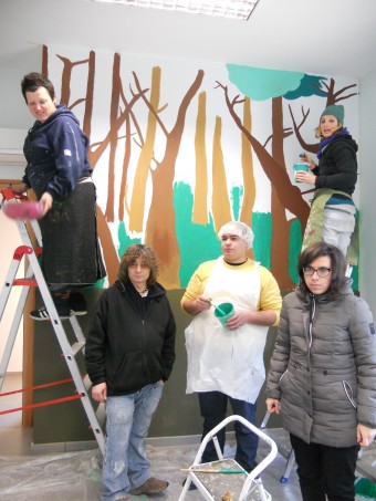 murale Associazione Genitori Down