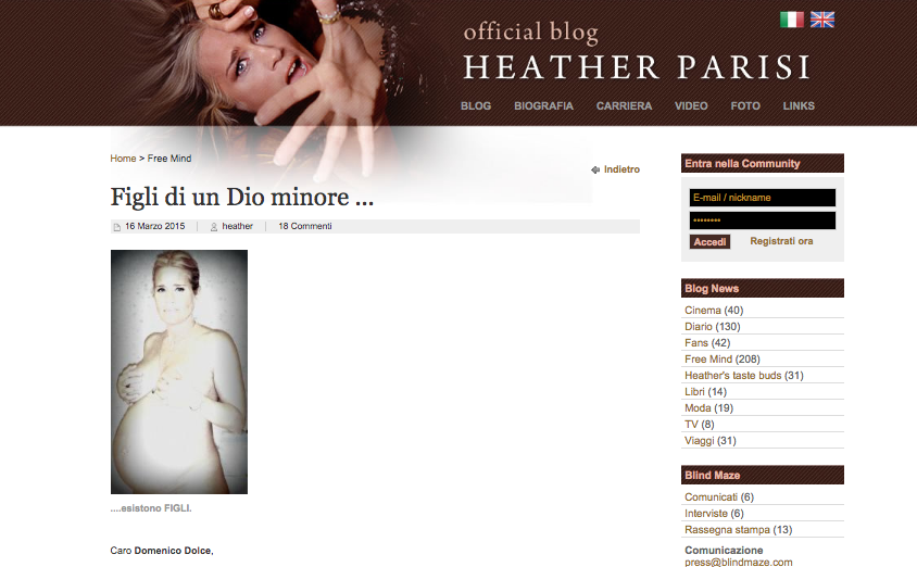 Heather Parisi: "Anche io mamma di due bimbi 'sintetici'"