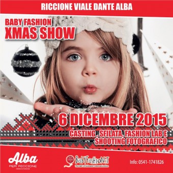 locandina baby fashion xmas show
