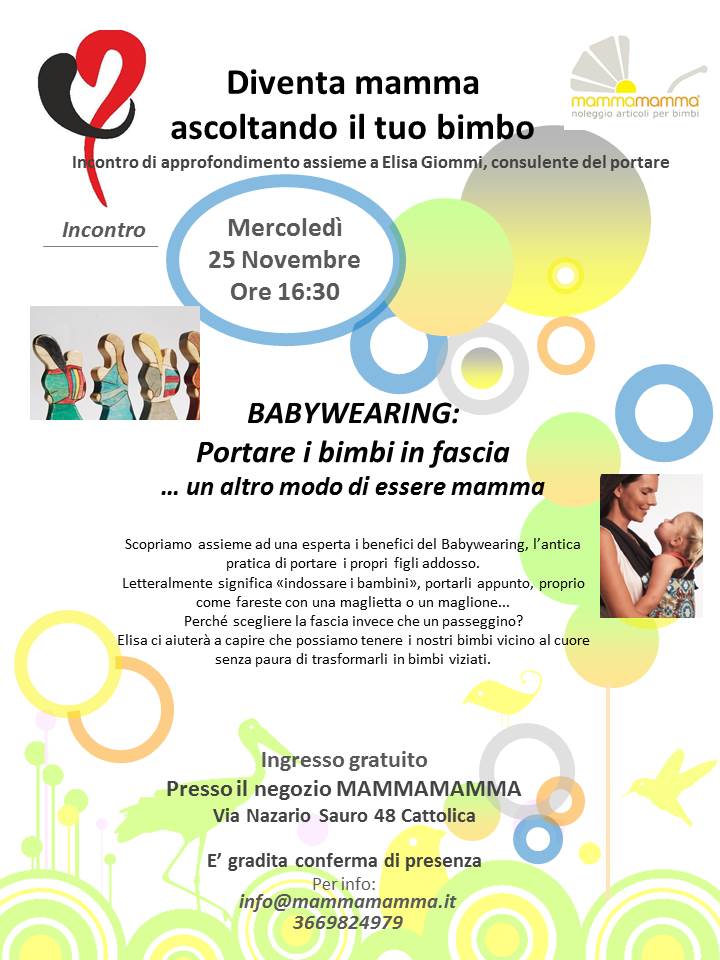 portare in fascia mammamamma