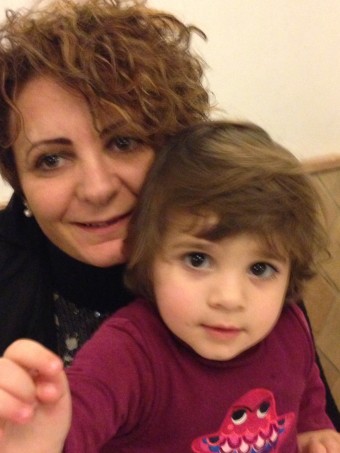 Beatrice con la mamma Pamela