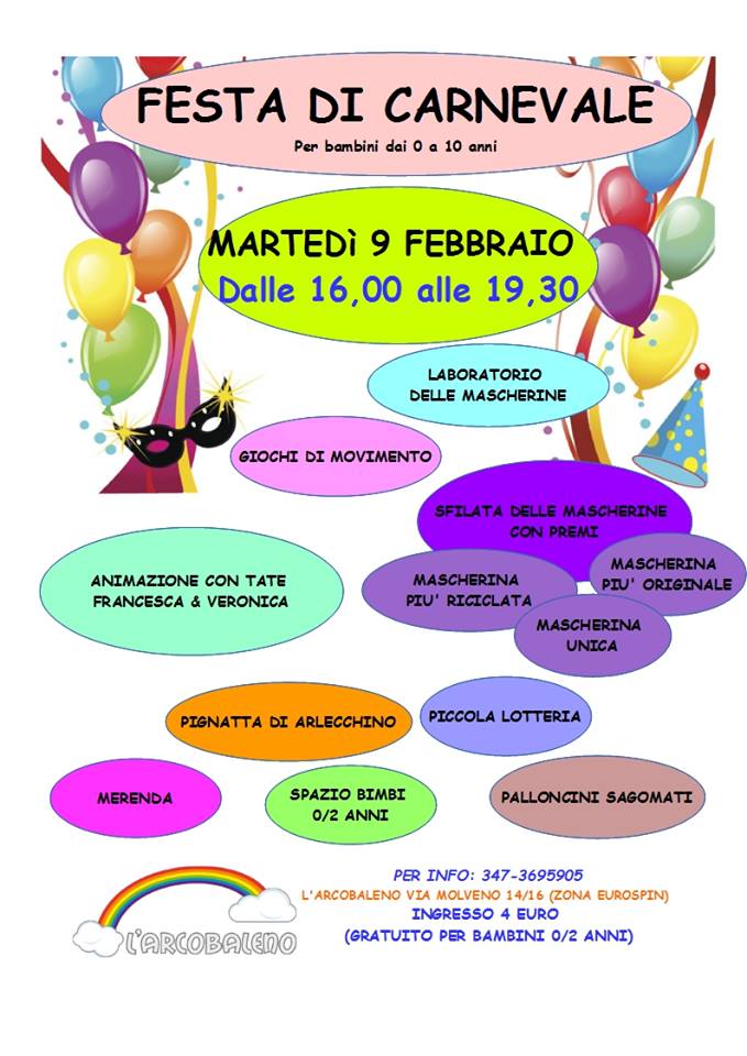 carnevale arcobaleno cervia