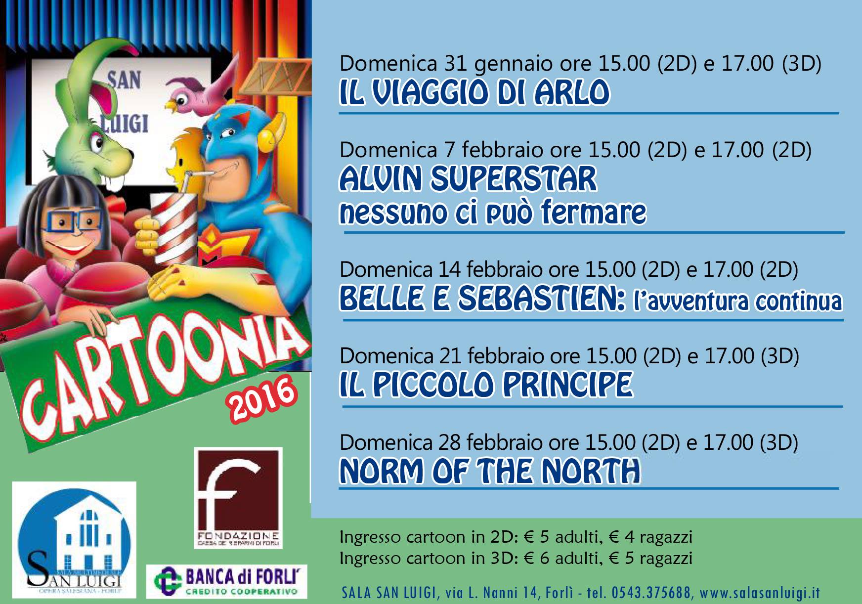 cartoonia sala san luigi