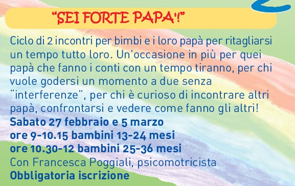 sei forte papà
