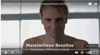 Massimiliano Rosolino spot latte in polvere