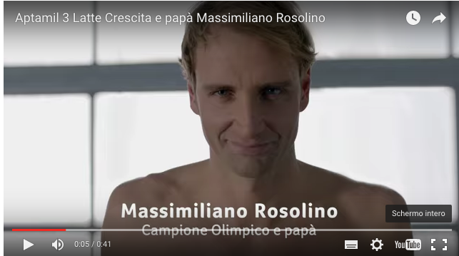 Spot per il latte in polvere: bufera su Rosolino