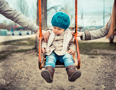 divorzio, separazione mamma papà bimbo