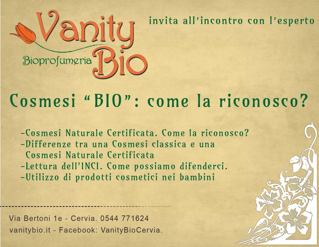 cosmesi incontro vanity bio