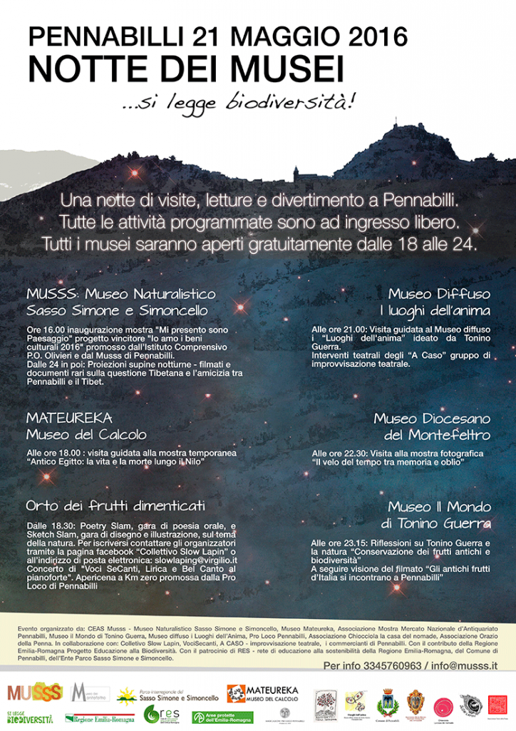 notte musei pennabilli