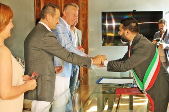 Cerimonia di costituzione dell'unione civile di Giovanni e Luca, Lugo, 24 giugno 2016 (2)