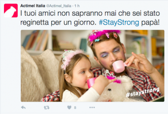 Actimel pubblicità Danone gender