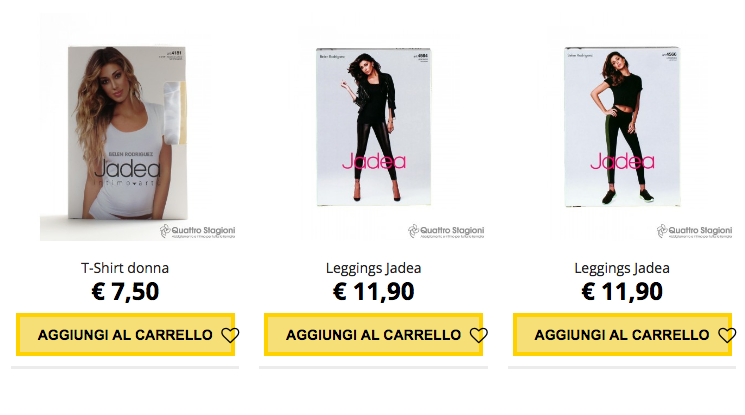 intimo Jadea - Quattro Stagioni