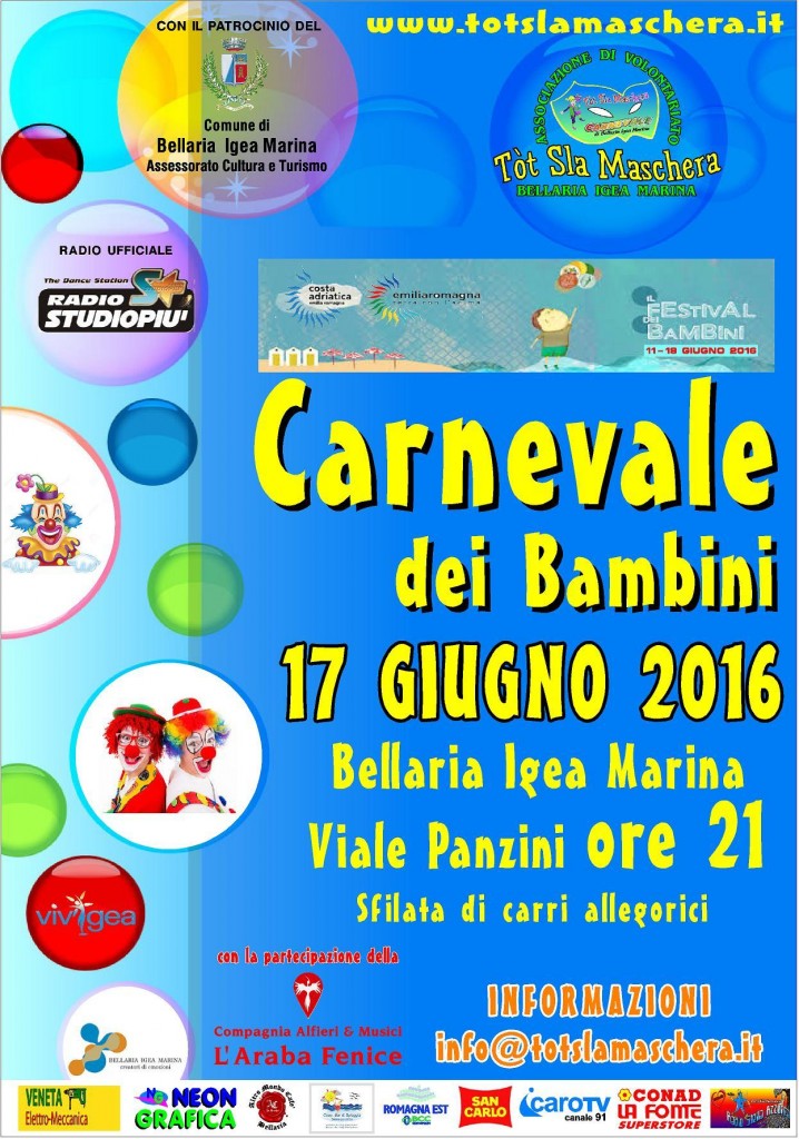 carnevale bambini bellaria