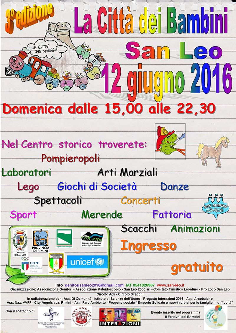 san leo città bambini