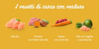 Vasetti Carne e verdure