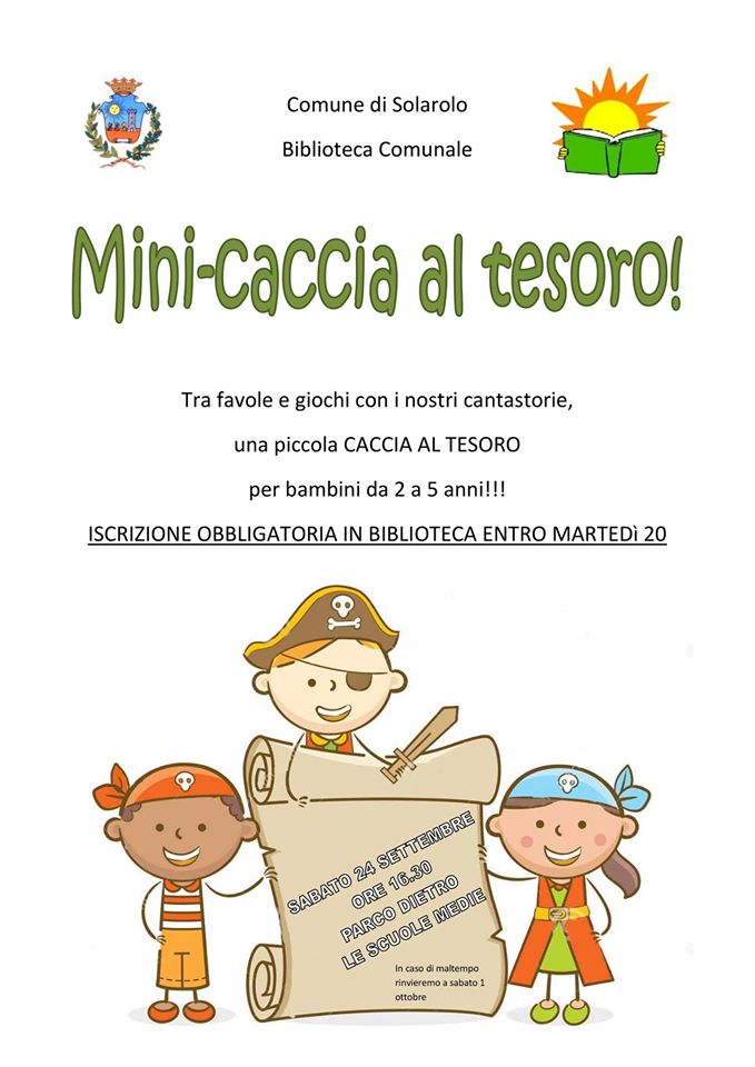caccia tesoro solarolo