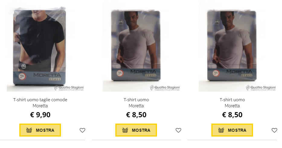 canottiere uomo quattro stagioni