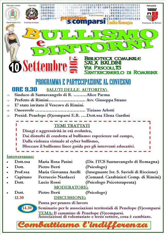 locandina bullismo