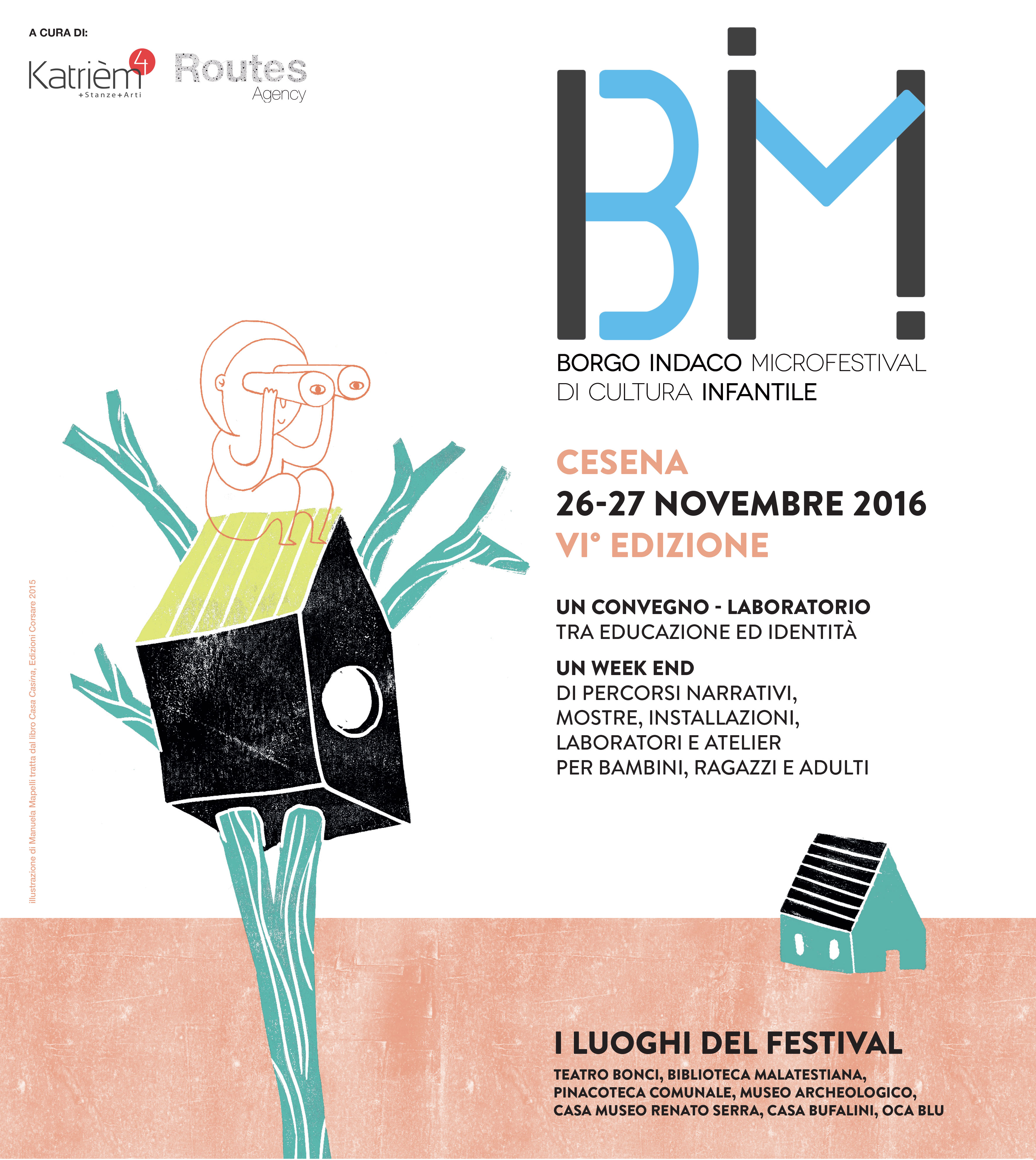"Ogni bambino è a casa": al via il festival per bambini Bim!