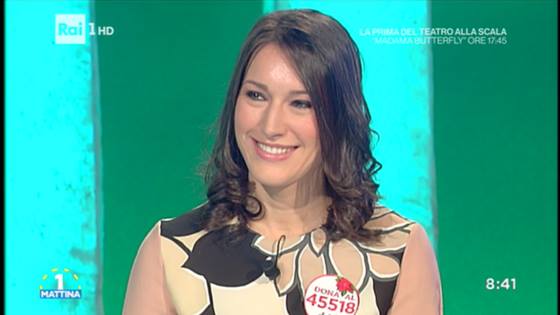 Valentina Crociani racconta il suo linfoma alla Rai