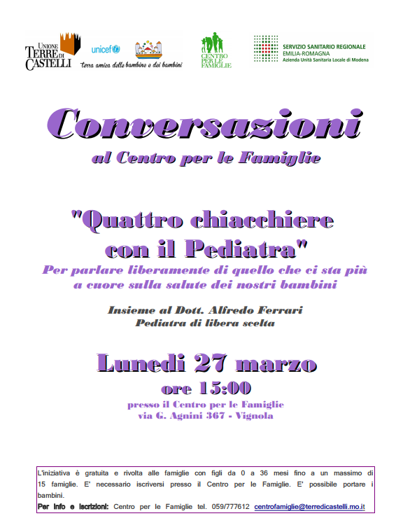 conversazioni col pediatra