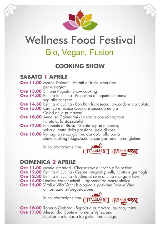 show cooking wellness food festival