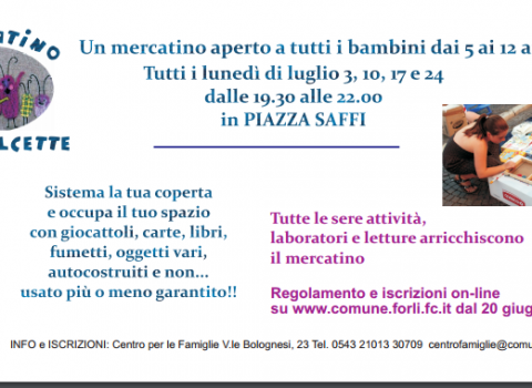 Mercatino delle Pulcette a Forlì