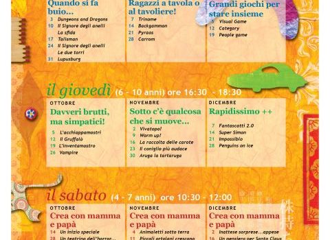 Tornei e giochi in ludoteca a Imola