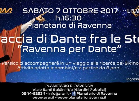 A caccia di Dante fra le stelle: al Planetario di Ravenna spettacolo per bambini