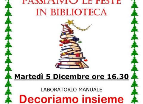 PassiAmo le festa in biblioteca a Villa Verucchio