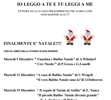 Finalmente è Natale - letture a Ferrara