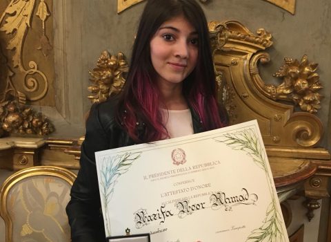Bagnacavallo, 16enne premiata al Quirinale: ora è “alfiere della Repubblica"