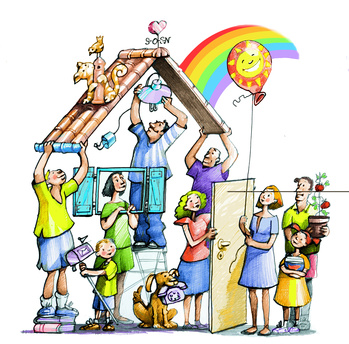 Forno, officina e giardino in comune: a Faenza un gruppo di co-houser cerca due nuove famiglie