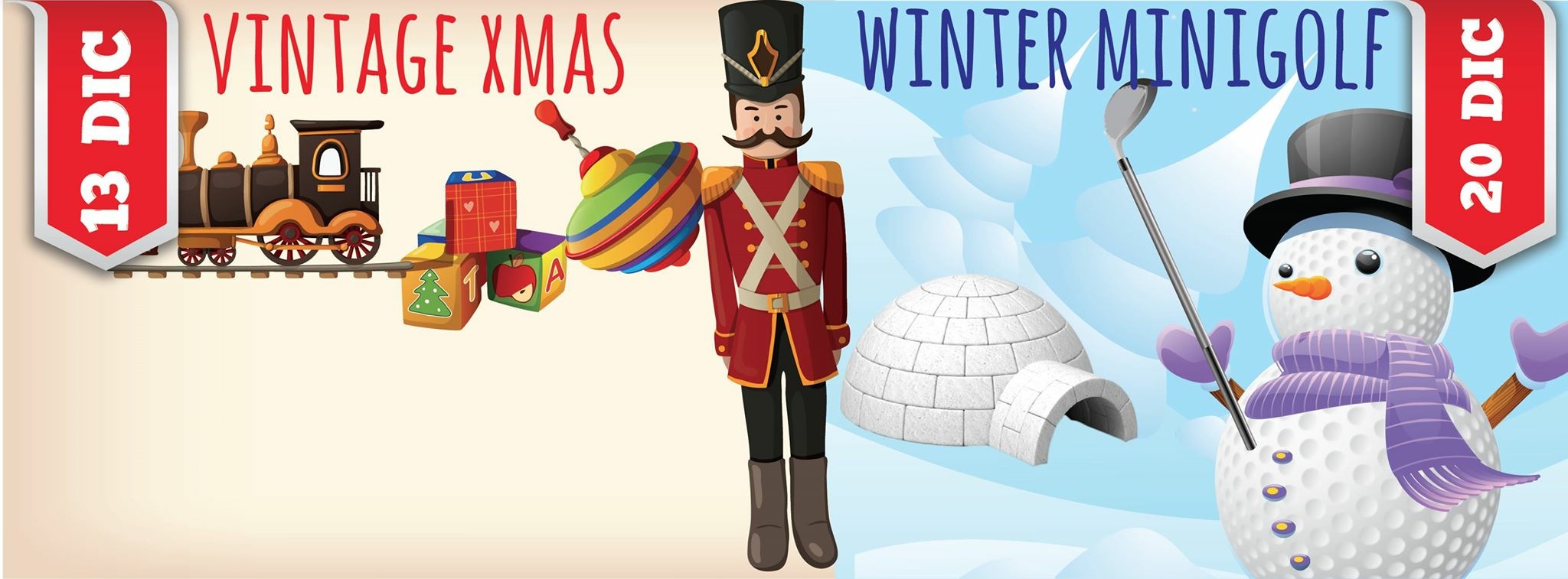 Vintage Xmas e Winter Minigolf: a Morciano il Natale è a misura di famiglia