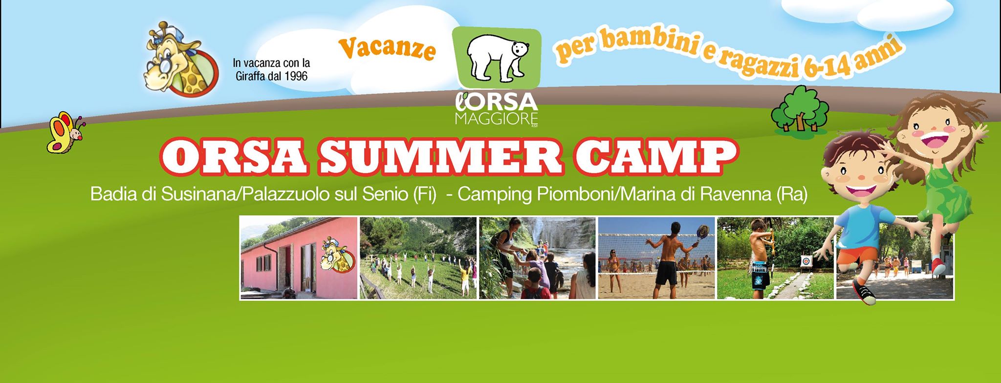 Orsa summer Camp: le vacanze per bambini che amano l'avventura