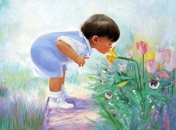 Smarrisce il bimbo al parco, trovato tra le bancarelle di fiori
